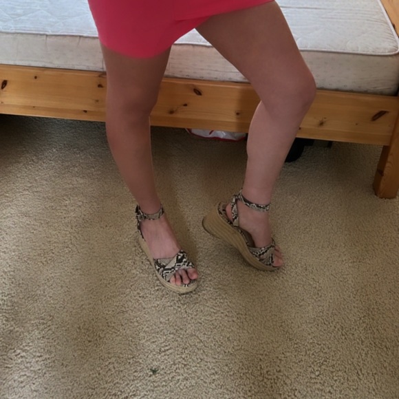 Animal print wedges STRADIVARIUS - Picture 5 of 7